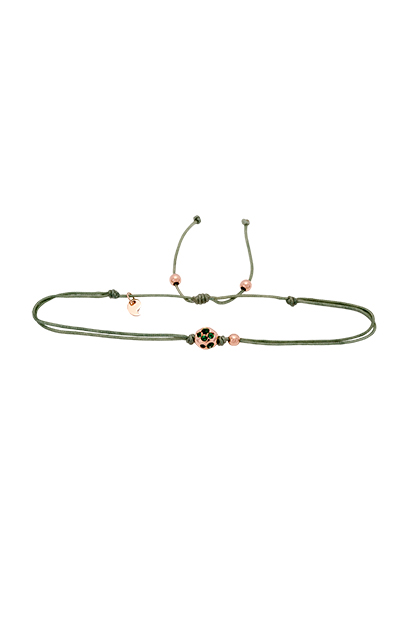 Pulseras para regalar de tsavorita verde y oro de Gramos de Amor
